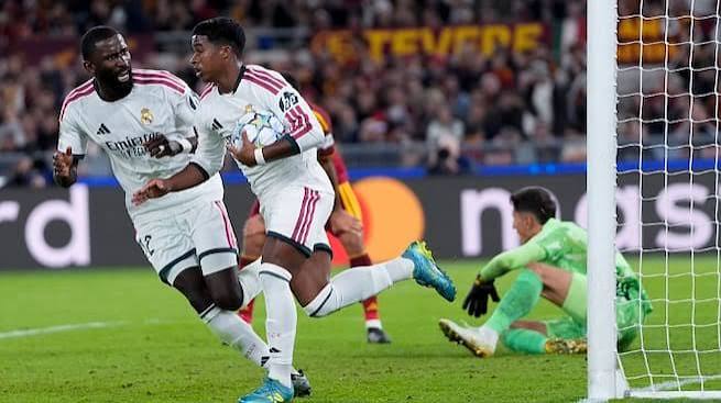 AS Roma 3-4 Real Madrid: resumen, resultado y goles del partido de fase liga de la Champions League | Fútbol | Cadena SER