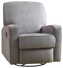 Paxton swivel glider & recliner. Pri Sutton Fabric Swivel Glider Recliner In Beige Transitional Recliner Chairs By Homefare Houzz