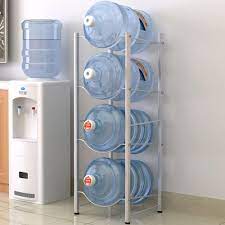 Our pick for the best emergency water container for most people is the reliance rhino 5.5 gallon can. Ubesgoo 5 Gallon Water Jug Holder Water Bottle Storage Rack 4 Tiers Silver Walmart Com Walmart Com