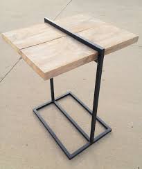 Reclaimed Wood And Steel Bar Table 425 00 Via Etsy Metal Furniture Furniture Steel Furniture