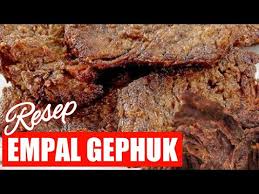 Kata gepuk sendiri berasal dari cara pembuatannya. Hd Resep Empal Gepuk Daging Sapi Gurih Manis Empuk