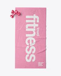 Download Microfibre Fitness Towel Mockup In Object Mockups On Yellow Images Object Mockups