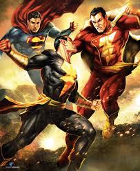 Superman Shazam Vs Black Adam Captain Marvel Shazam Comics Shazam