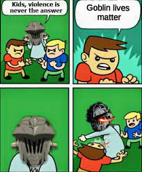 Pin By Amil On Goblins Anime Memes Funny Funny Anime Pics Goblin