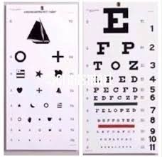 occ wsk occluder snellen kindergarten eye exam test wall