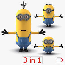 Minions Collection 3d Model Ad Minions Collection Model Minions Cute Birthday Gift 3d Model