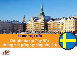 Gần 80% người thụy điển nói tiếng anh như là ngoại ngữ vì một phần tiếng anh là ngoại ngữ đầu tiên trong trường học và phần khác là vì tiếng anh có rất nhiều trong chương trình truyền hình. Ä'iá»u Kiá»‡n Du Há»c Thá»¥y Ä'iá»ƒn ChÆ°Æ¡ng Trinh Giáº£ng Dáº¡y Báº±ng Tiáº¿ng Anh