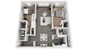 Situated on the west side of downtown orlando, creative village inhabits the former site of amway arena. Floor Plan Arden Villas Apartments Orlando Florida