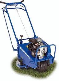 Lawn aerator rental shops have powerful gasoline aerators available for just this purpose. Rental Parkrose Hardware