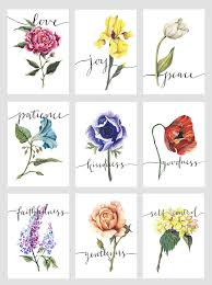 Floral Fots Image Jpg Fruit Of The Spirit Birth Flower Tattoos Spirit Tattoo