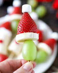 Healthy holiday party recipes | it sux to be fat : Easy Christmas Fruit Kabobs Suburban Simplicity