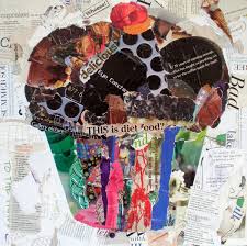 Contemporary Fine Art Scenes Kay Smith Paper Collage Paper Collage Art Torn Paper