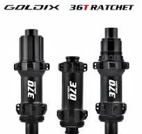 GOLDIX GDX370 mozzo della bicicletta cuscinetto sigillato blocco centrale  freno a disco tirante dritto 28 fori cricchetto 36T mozzo MTB per Shimano  HG ...