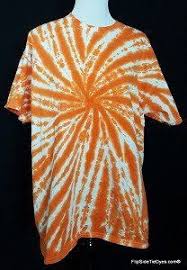 Black And Orange Tie Dye Shirt Orange White Tie Dye Shirt Hand Dyed In Short Or Long Sleeve Tennessee Vols Tie Dye Tie Dye White Shirt White Tie