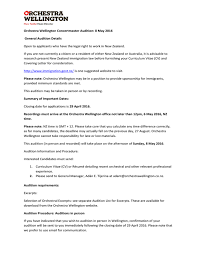 It is an ideal country to live, study, work, and trade, simply because of its qualities, i.e. Audition Details Concertmaster