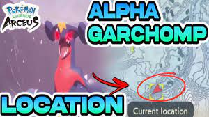Alpha Garchomp Location Pokemon Legends Arceus! - YouTube