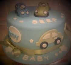 Classic Car Baby Shower Cake Automobile Baby Shower Baby Shower Cakes For Boys Baby Shower Cakes