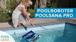 Poolroboter Poolsana Pro Im Einsatz Poolsana Youtube