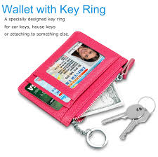 Check spelling or type a new query. Tekcoo Tekcoo Leather Zip Credit Card Holder Wallet With Id Window Keychain Rfid Blocking Walmart Com Walmart Com