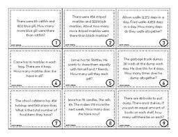 In case of addition and subtraction word problems, the question generally revolves around some quantity of an object, which increases and we hope these questions helped you understand addition and subtraction word problems in a better way. Word Problem Task Cards 3rd Grade Math Addition And Subtraction By Math Animal