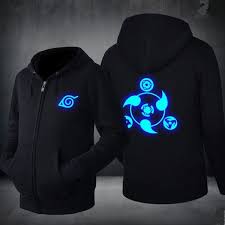 Unisex Coat Jacket Anime Naruto Akatsuki Logo Luminous Clothing Casual Sweatshirt Hoodie Wish Black Hoodie Men Naruto Hoodie Casual Sweatshirt Hoodie