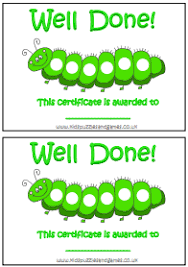 Caterpillar Reward Chart Kids Puzzles And Games