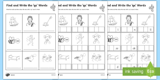 find and write qu words phonics worksheets teacher made