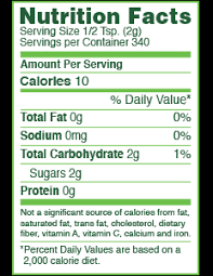 Sugar Substitute For Baking Lower Calorie Sugar Stevia Blend