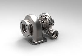 Turbocharger With Electromagnetic Bearing 3d Cad Model Library Grabcad