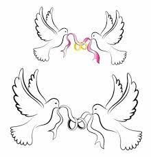 In den vergangenen jahren ist der brauch, weiße tauben zur trauung fliegen zu lassen, immer populärer geworden. Keptalalat A Kovetkezore Wedding Rings Patterns Trafarety Valentinki Risunki