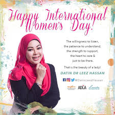 International women's day (iwd) is celebrated on 8 march every year around the world. Happy International Women S Day Adla