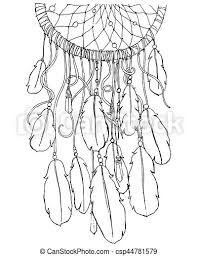 Christmas coloring pages 40 printable christmas coloring | etsy. Dream Catcher Coloring Page For Adults Canstock
