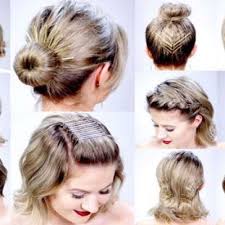 Using your bobby pins in a fan shape will give extra hold to side swept hair that's pulled up into a low, messy bun. 11 Super Easy Hairstyles With Bobby Pins For Short Hair Mindy
