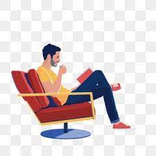 Man Sitting On The Couch Drinking Tea Reading A Book Reading Clipart Sofa Sitting Png Transparent Image And Clipart For Free Download Drinking Tea Tea Reading Drinking Book