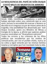 Cuenta oficial de iván duque márquez, presidente de la república de colombia para. Jurguen A Twitter El 13 De Noviembre De 1985 Colombia Vivio Una De Sus Peores Tragedias En Armero El Papa De Ivan Duque Escobar Era Entonces Ministro De Minas Y Senalo Al