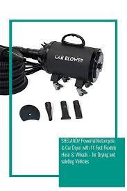 Shelandy Powerful Motorcycle Car Dryer With 11 Foot Flexible Hose Wheels For Drying And Valeting Vehicles Dryer Hose Motorcycle