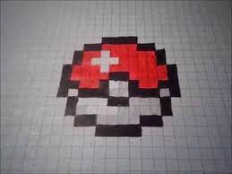 Comment dessiner un chenipan pokemon youtube. Premiere Video Pixel Art Pokeball Youtube