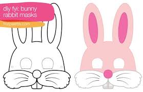Click the easter bunny mask coloring pages to view printable version or color it online (compatible with ipad and android tablets). Bunny Rabbit Mask Printable Kids Easter Easter Kids Preschool Easter Party Bunny Mask