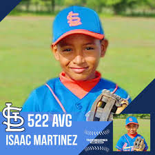 ISAAC MARTINEZ 522 AVG LIDER EN AVG DE BATEO CAMPEONATO INFANTIL AA  NAGAROTE