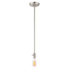 Millennium Lighting Neo Industrial 1 Light Mini Pendant In Brushed Nickel