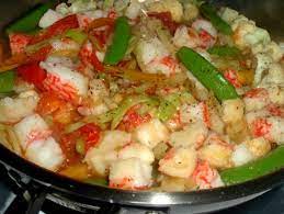 Imitation Crab Stir Fry Recipe Food Com Recipe Imitation Crab Recipes Imitation Crab Meat Crab Recipes