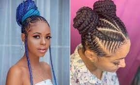The double bun is very popular and is especially useful amongst black girl bun hairstyles as often it can be difficult to contain thicker hair into just one bun so this style really works with the thicker nature of black hair. 43 Braided Bun Hairstyles For Black Hair Stayglam