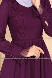 Moda Selvim Gupur Detayli Tul Elbise 2220ms212 Murdum Fashion Hijab Fashion Long Sleeve Dress