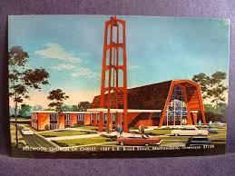 Postcard Tn Murfreesboro Bellwood Church Of Christ Postcard Murfreesboro Murfreesboro Tennessee