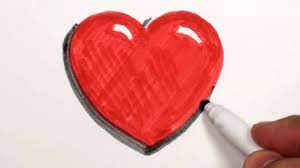 How To Draw A Heart - A Heart Drawing Lesson | Mat - Youtube