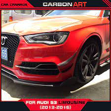 The next area for modification is the intake and exhaust. Carbon Canards For Audi S3 Limousine Simply Add On Winglets Car Accessories Modification Spare Parts High Performanc Car Accessories Limousine High Performance