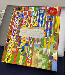 The foil added to this famous image will guide you through this puzzle bringing joy and relaxation to amateur and pro puzzlers alike. Galison Frank Lloyd Wright Saguaro Gold Foil Jigsaw Puzzle 1000 Pieces Hobbies Toys Toys Games On Carousell