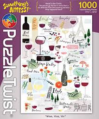 Measures 19 inches by 27 when finished. Wine Vino Vin 1000pc Jigsaw Puzzle By Puzzletwist Jigsaw Puzzles Wine Stationery Branding
