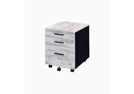 When used for such, they can be made with dovetailed wooden drawer boxes. Antique White Black Jurgen File Cabinet Harlem Furniture