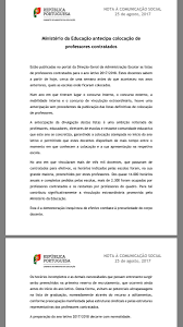 As notícias de portugal e do mundo, na rtp. Educacao Pt A Twitter Me Antecipa Colocacao De Professores Contratados Nota Desta Tarde Https T Co Mzagkgjvyw Consultar Listas Https T Co Hoiutnchxs Https T Co Uweo8o3acg